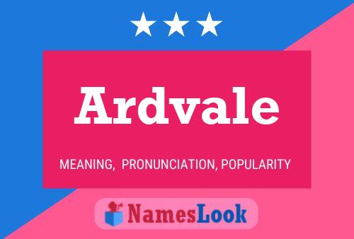 ملصق اسم Ardvale