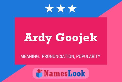 ملصق اسم Ardy Goojek