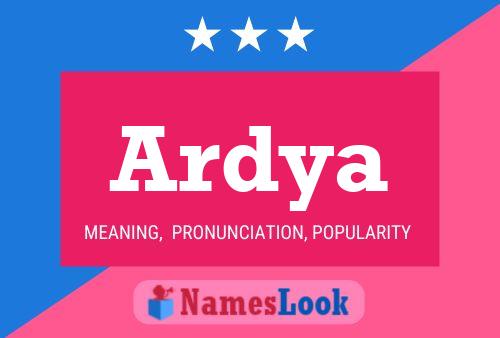 ملصق اسم Ardya