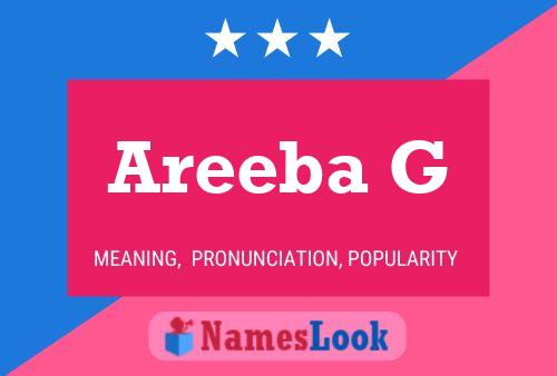 ملصق اسم Areeba G