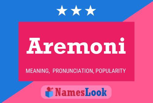 ملصق اسم Aremoni