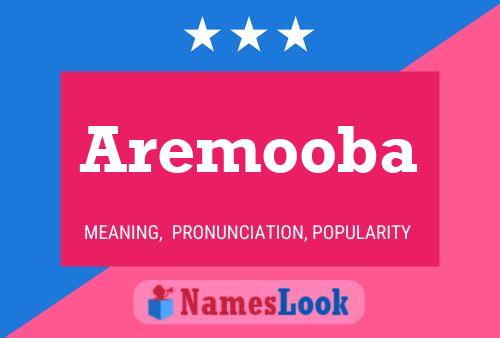 ملصق اسم Aremooba