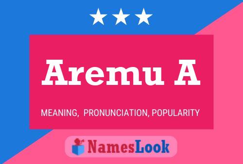 ملصق اسم Aremu A