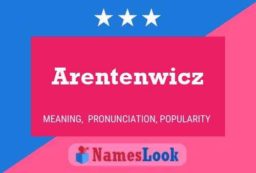 ملصق اسم Arentenwicz