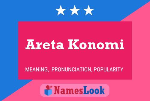 ملصق اسم Areta Konomi