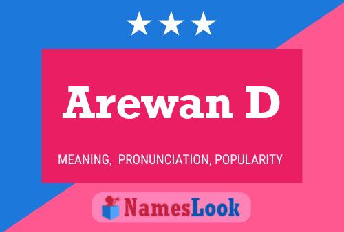 ملصق اسم Arewan D