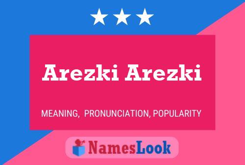 ملصق اسم Arezki Arezki