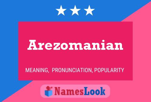 ملصق اسم Arezomanian