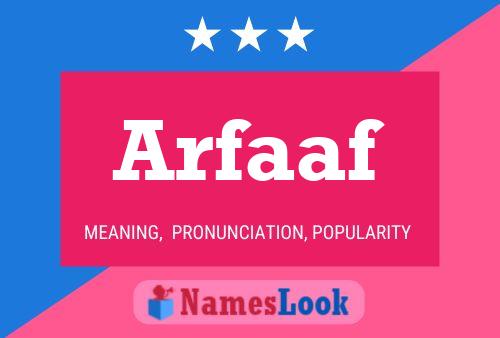 ملصق اسم Arfaaf