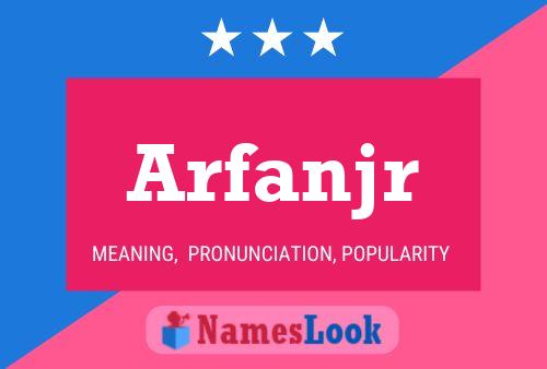 ملصق اسم Arfanjr