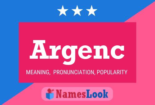 ملصق اسم Argenc