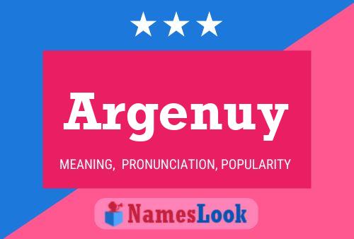 ملصق اسم Argenuy