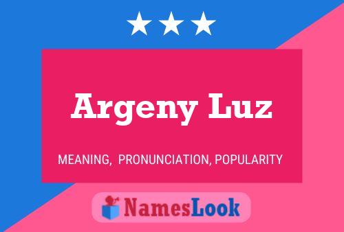 ملصق اسم Argeny Luz