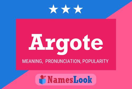 ملصق اسم Argote