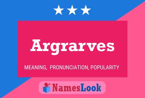 ملصق اسم Argrarves