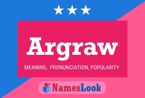 ملصق اسم Argraw