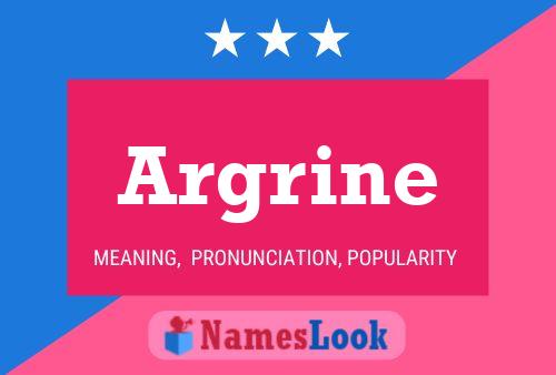 ملصق اسم Argrine