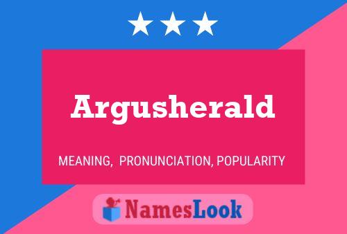 ملصق اسم Argusherald