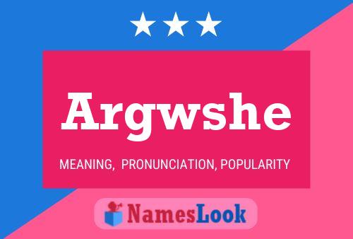 ملصق اسم Argwshe