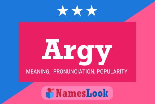 ملصق اسم Argy