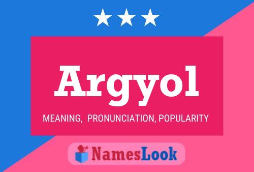 ملصق اسم Argyol