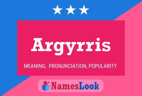 ملصق اسم Argyrris