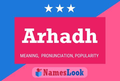 ملصق اسم Arhadh