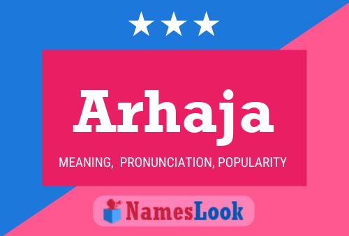 ملصق اسم Arhaja