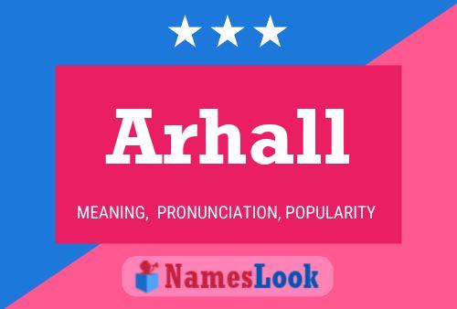 ملصق اسم Arhall