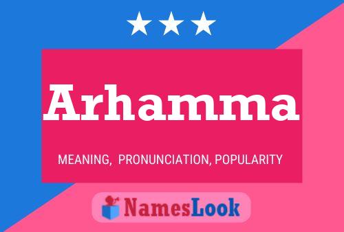 ملصق اسم Arhamma