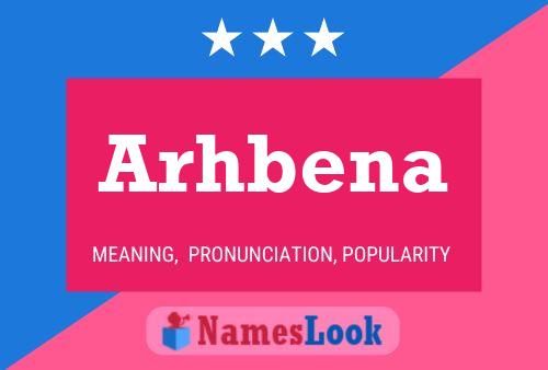 ملصق اسم Arhbena