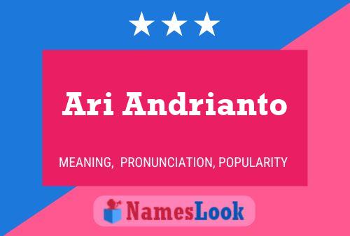 ملصق اسم Ari Andrianto