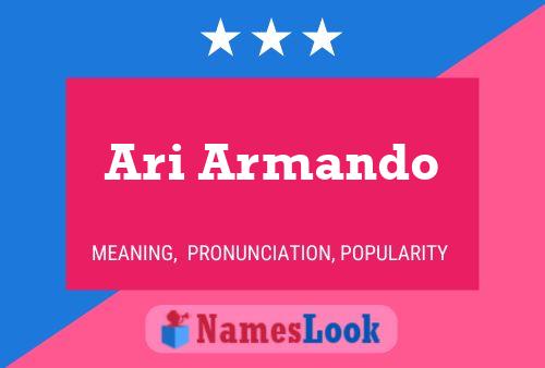 ملصق اسم Ari Armando