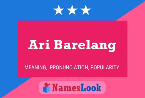 ملصق اسم Ari Barelang