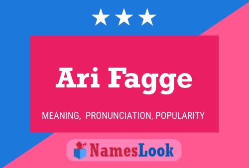 ملصق اسم Ari Fagge