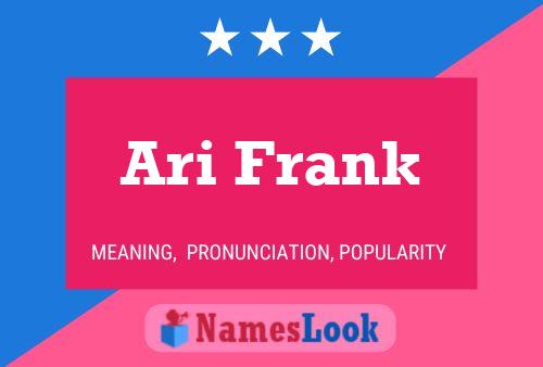 ملصق اسم Ari Frank