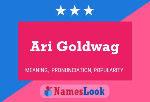 ملصق اسم Ari Goldwag