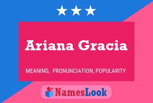 ملصق اسم Ariana Gracia