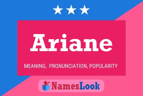 ملصق اسم Ariane