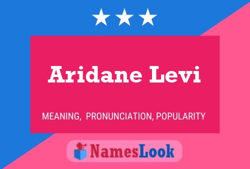 ملصق اسم Aridane Levi