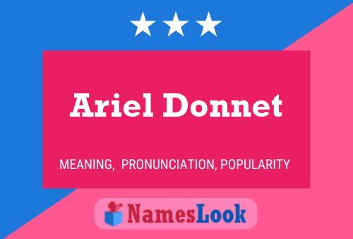 ملصق اسم Ariel Donnet