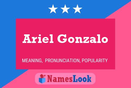 ملصق اسم Ariel Gonzalo