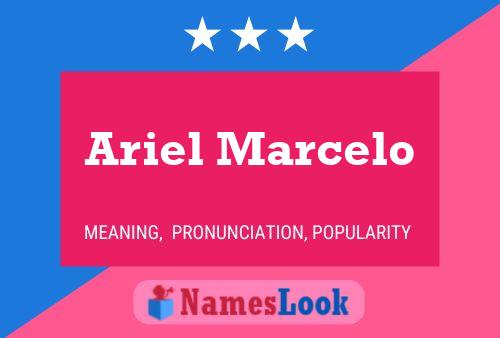 ملصق اسم Ariel Marcelo