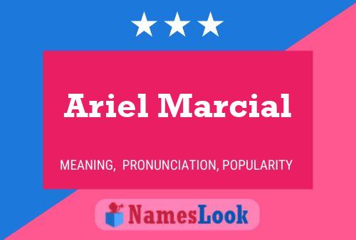 ملصق اسم Ariel Marcial