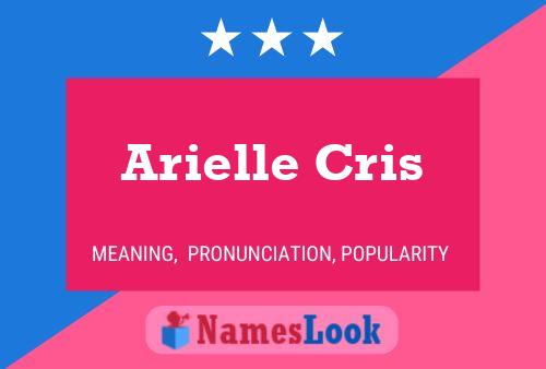 ملصق اسم Arielle Cris