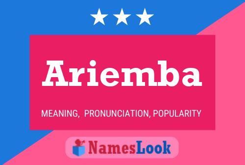 ملصق اسم Ariemba