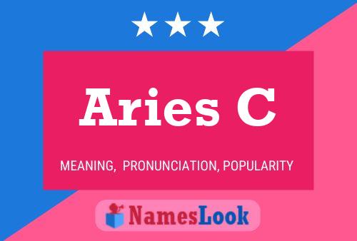 ملصق اسم Aries C