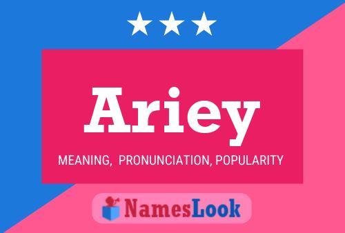 ملصق اسم Ariey