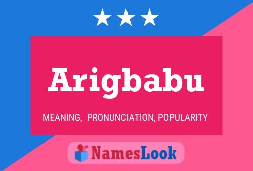 ملصق اسم Arigbabu