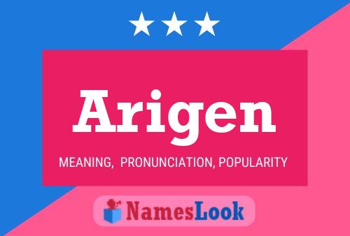 ملصق اسم Arigen